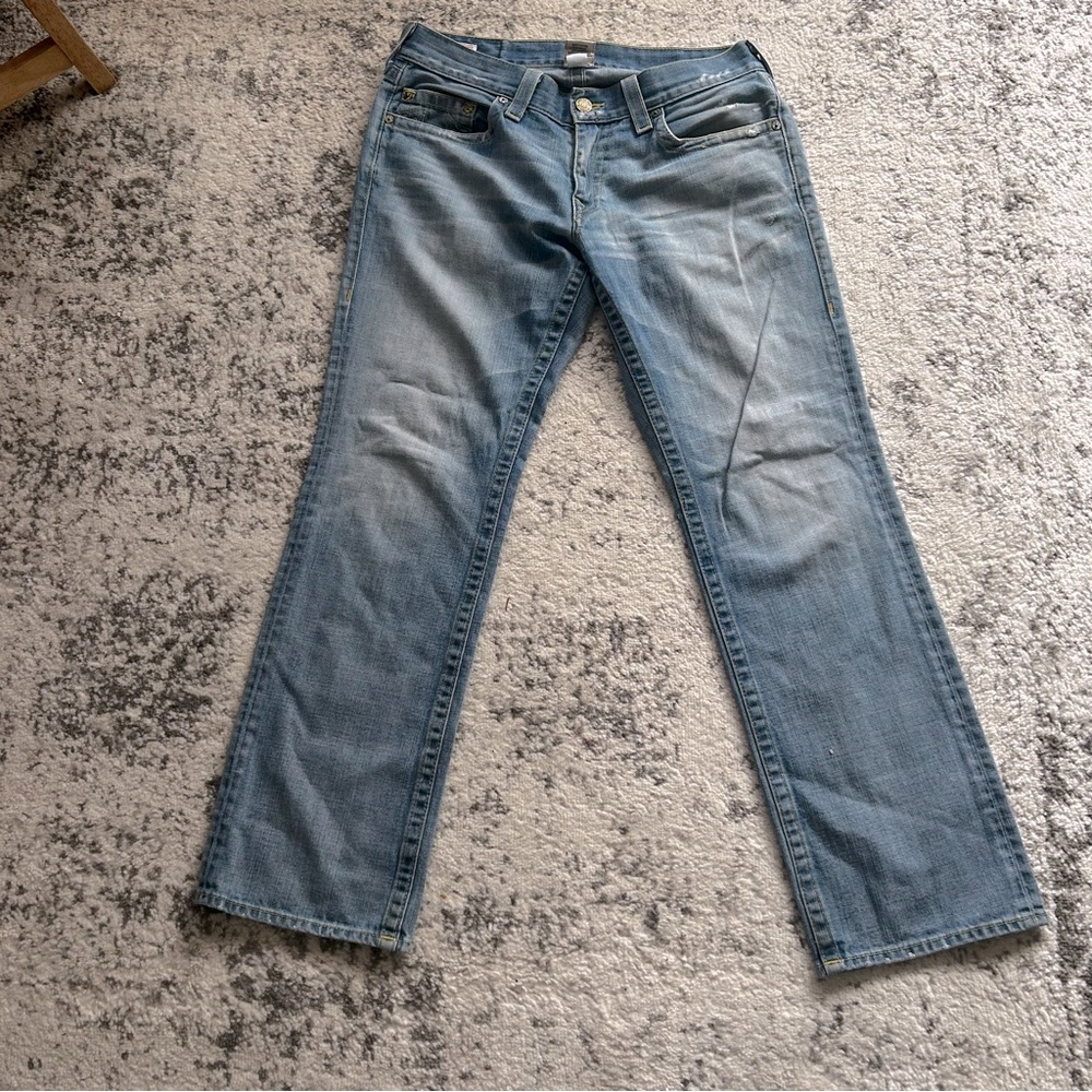 Men’s True Religion Bobby straight jeans size 34